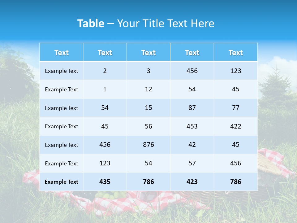Sunny Beauty Nature PowerPoint Template
