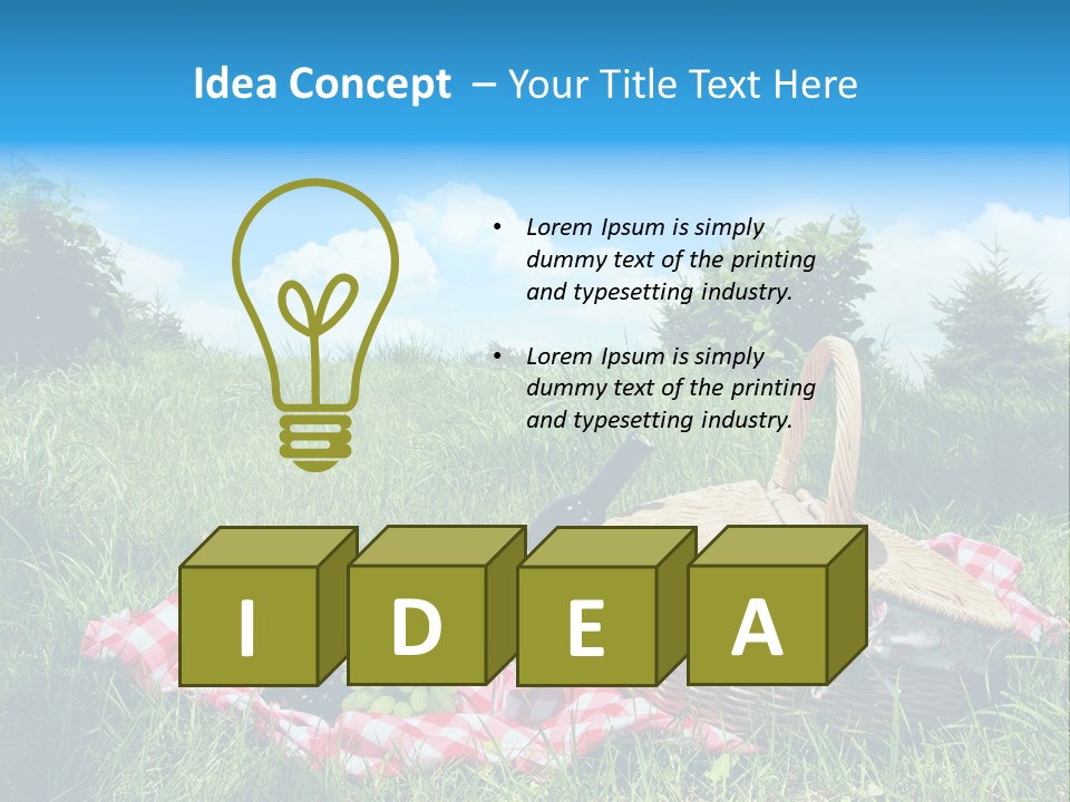 Sunny Beauty Nature PowerPoint Template