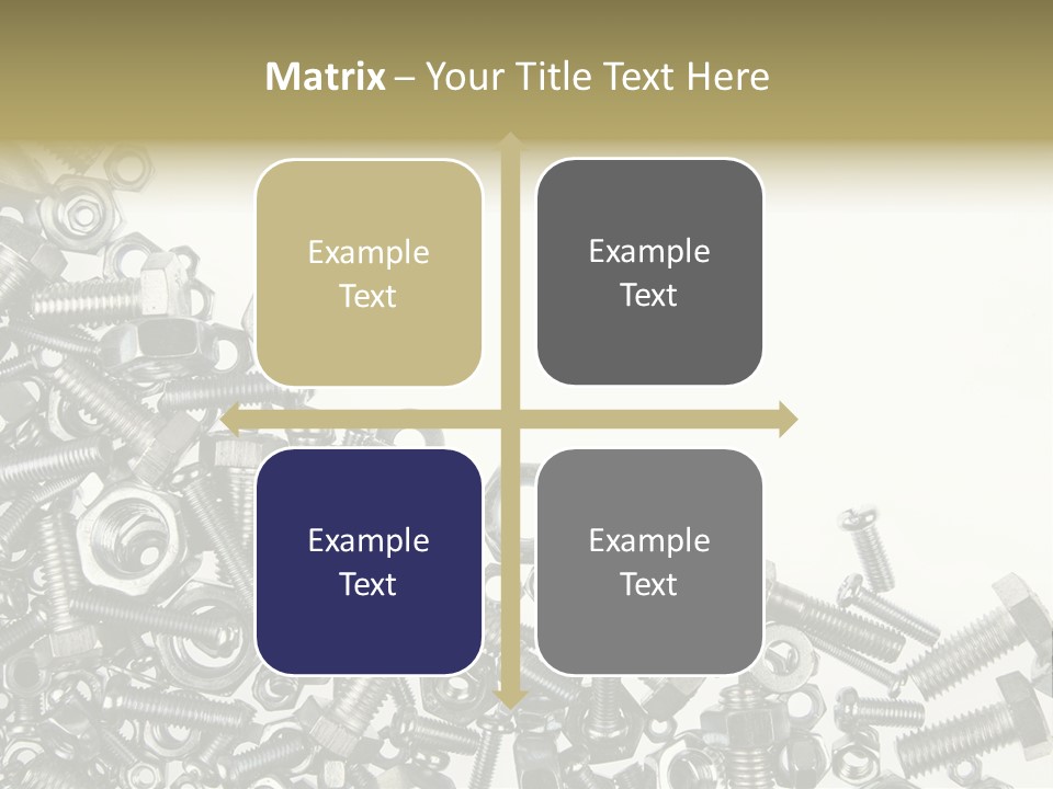 Close Nut Industry PowerPoint Template