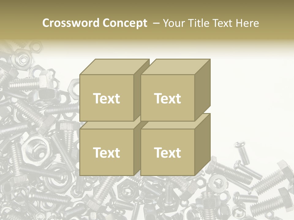 Close Nut Industry PowerPoint Template