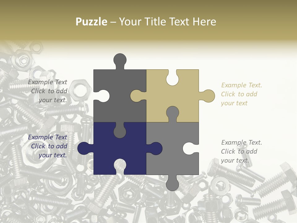 Close Nut Industry PowerPoint Template