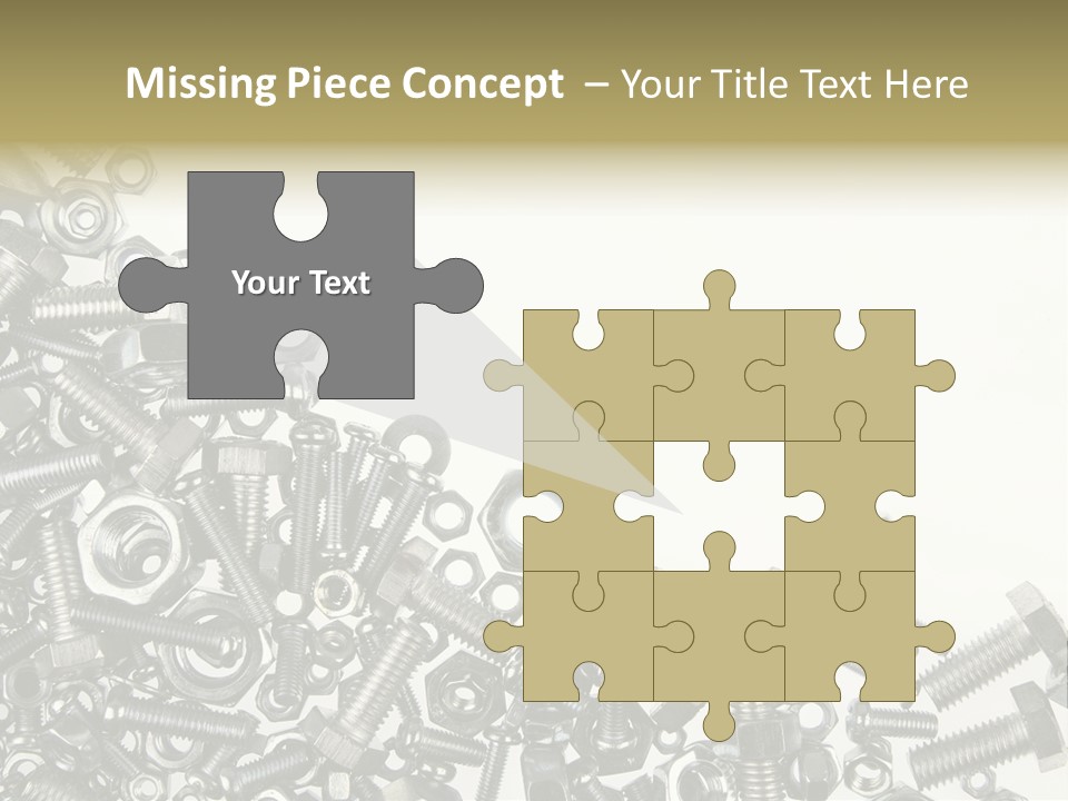 Close Nut Industry PowerPoint Template