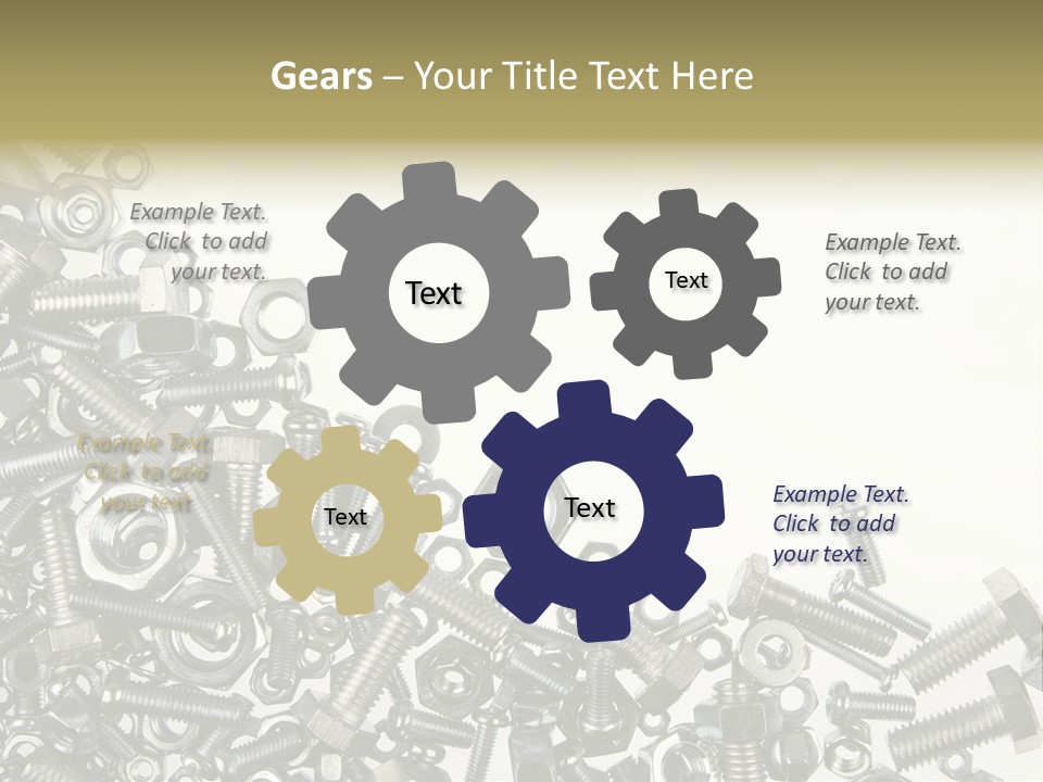 Close Nut Industry PowerPoint Template