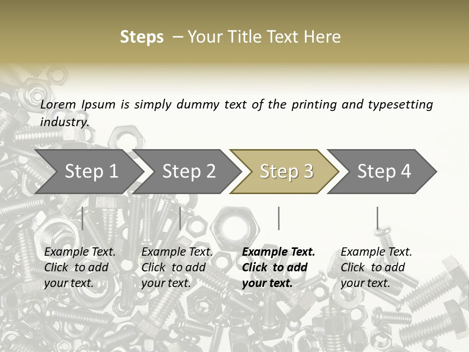 Close Nut Industry PowerPoint Template