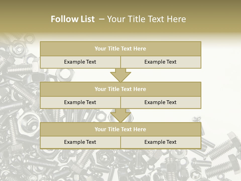 Close Nut Industry PowerPoint Template