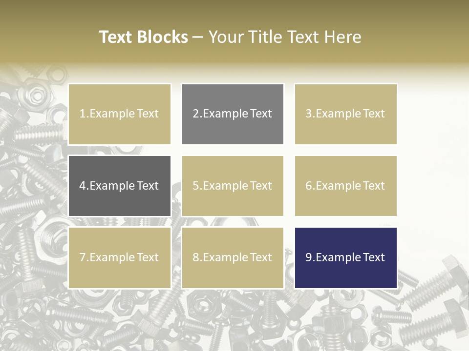 Close Nut Industry PowerPoint Template