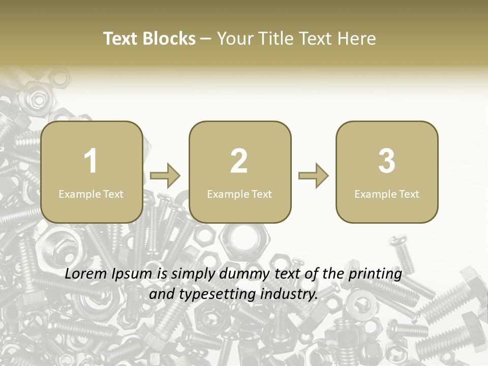 Close Nut Industry PowerPoint Template