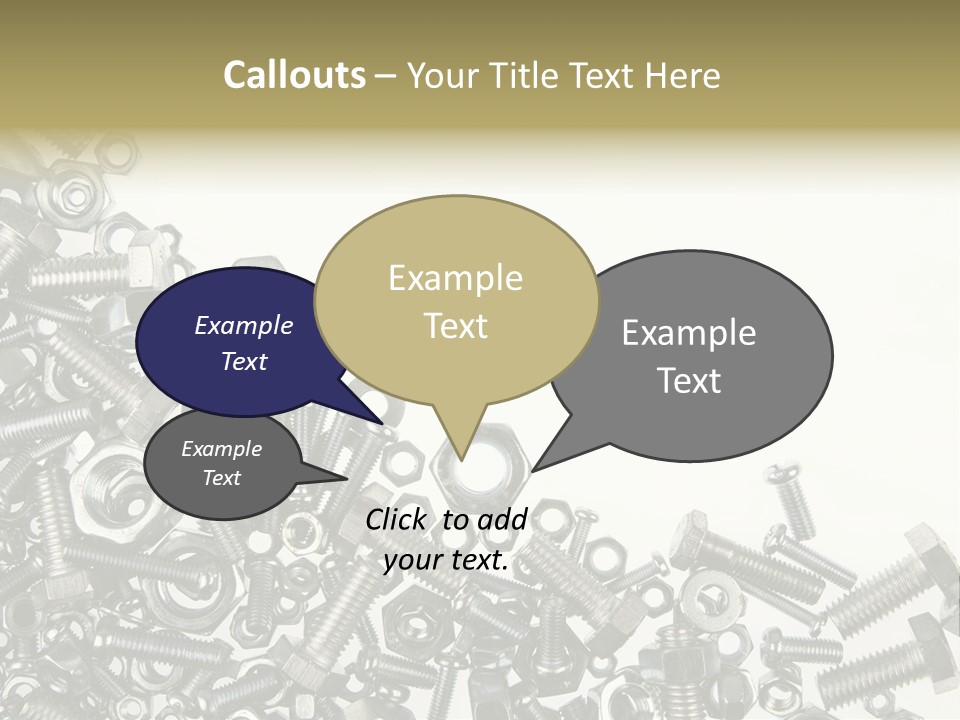 Close Nut Industry PowerPoint Template