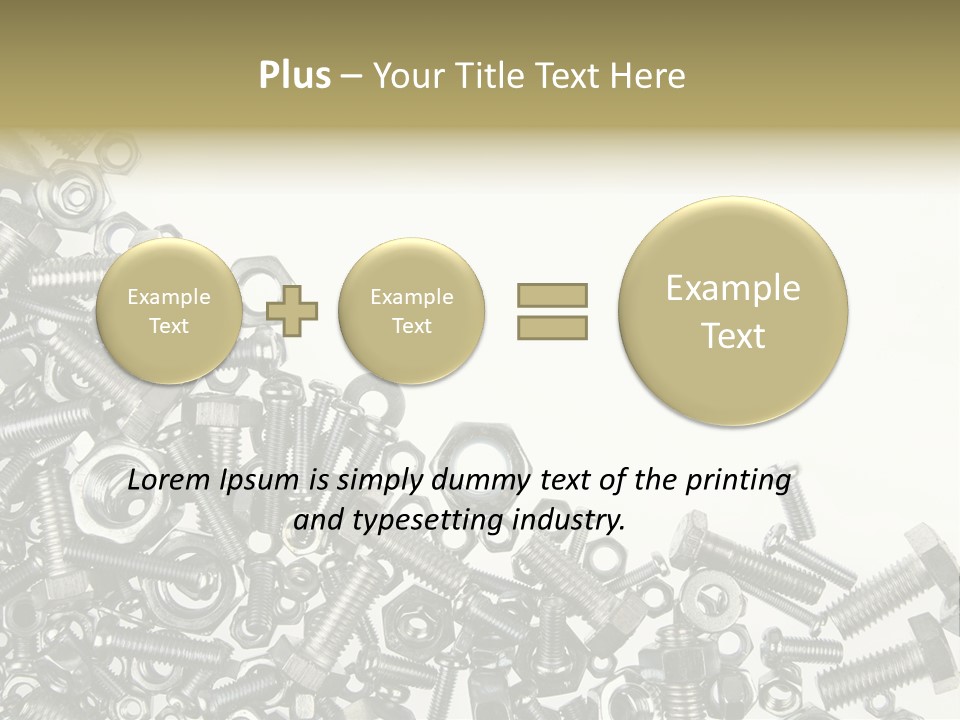 Close Nut Industry PowerPoint Template