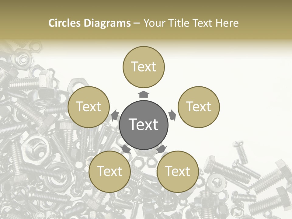 Close Nut Industry PowerPoint Template