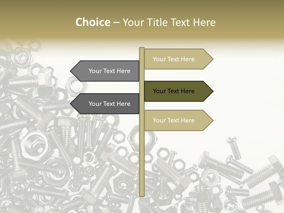 Close Nut Industry PowerPoint Template