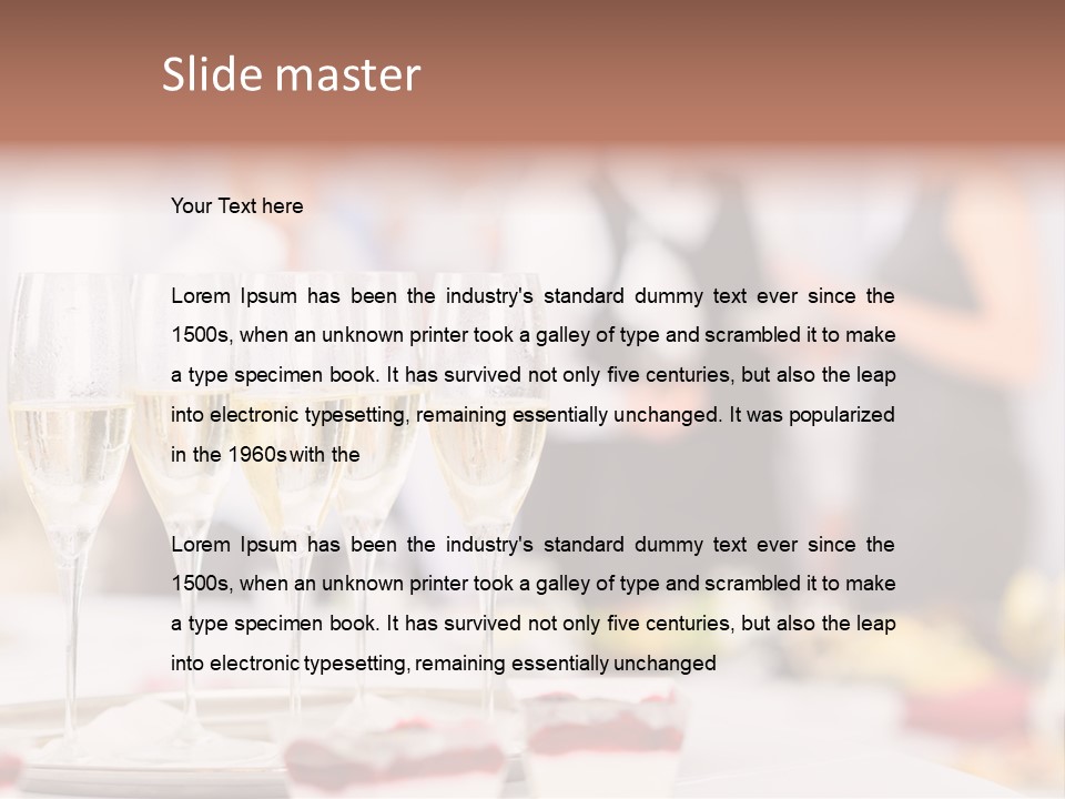 Banquet Food Mini PowerPoint Template