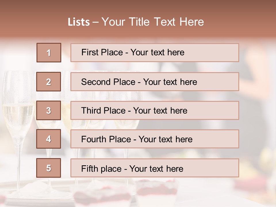 Banquet Food Mini PowerPoint Template