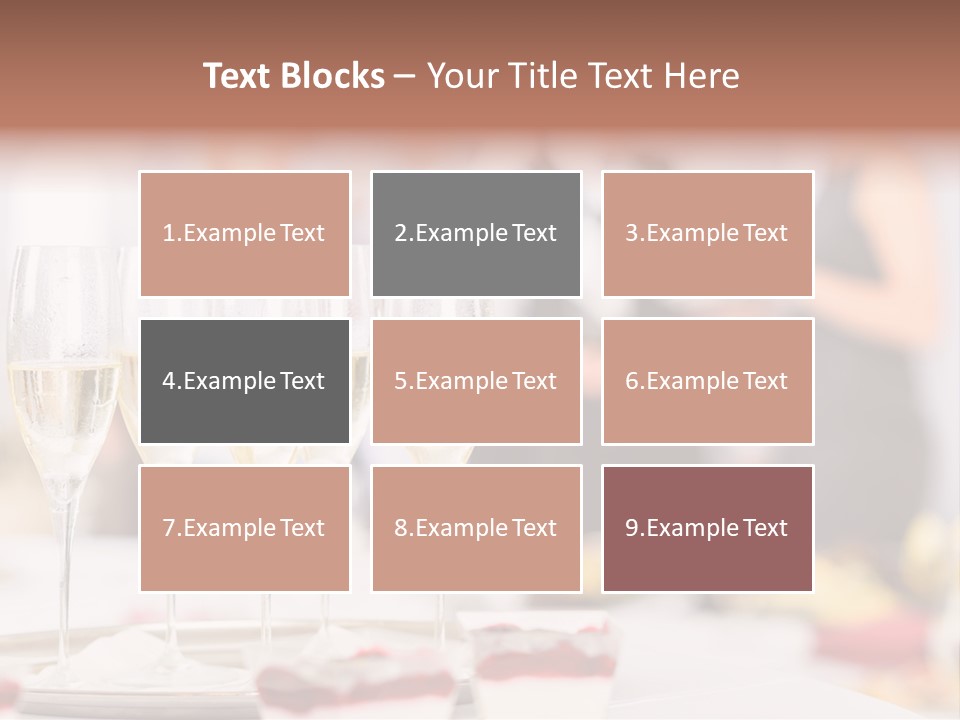 Banquet Food Mini PowerPoint Template