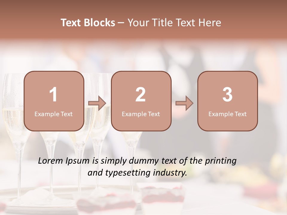 Banquet Food Mini PowerPoint Template