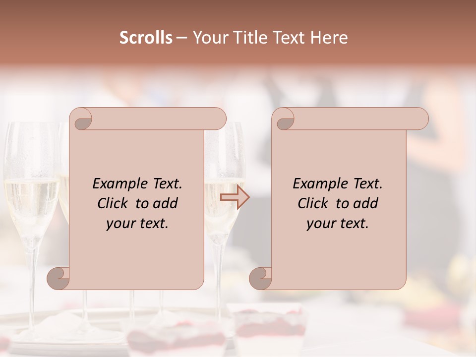 Banquet Food Mini PowerPoint Template