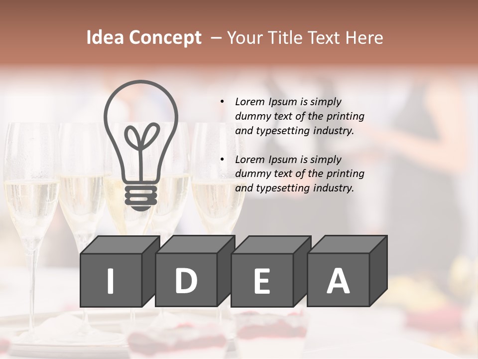 Banquet Food Mini PowerPoint Template