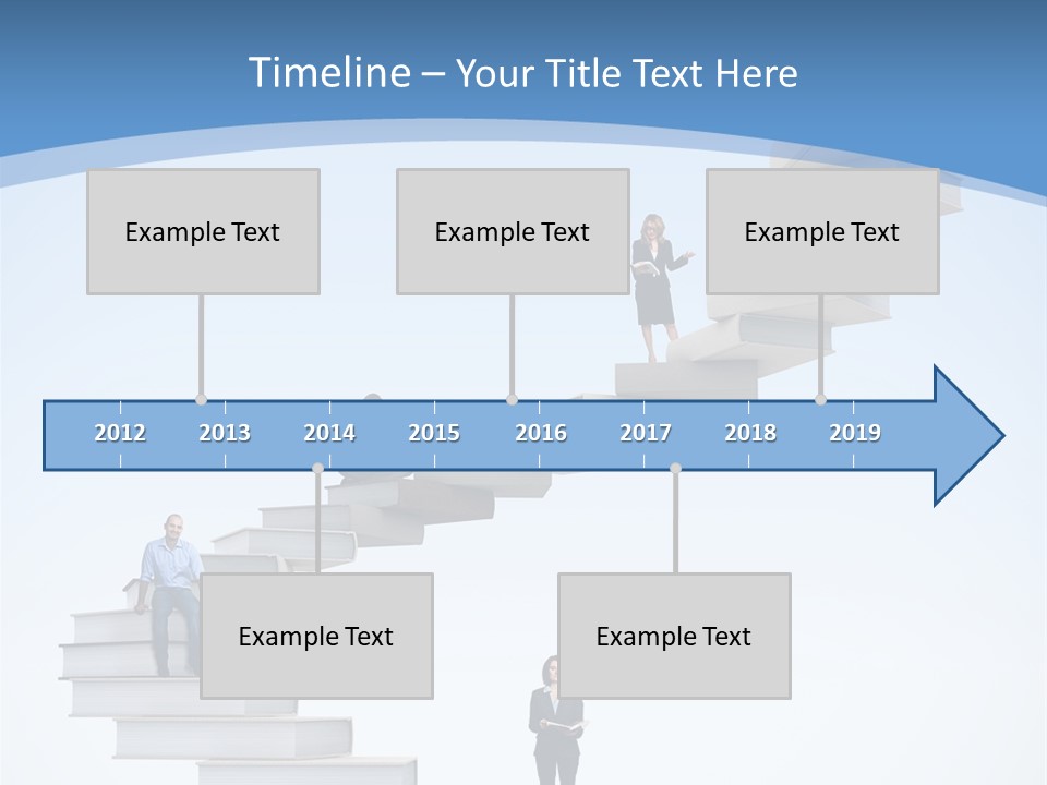 Woman Abstract Standing PowerPoint Template