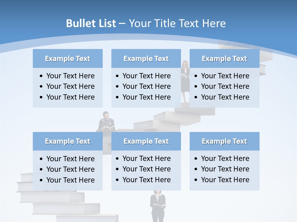 Woman Abstract Standing PowerPoint Template