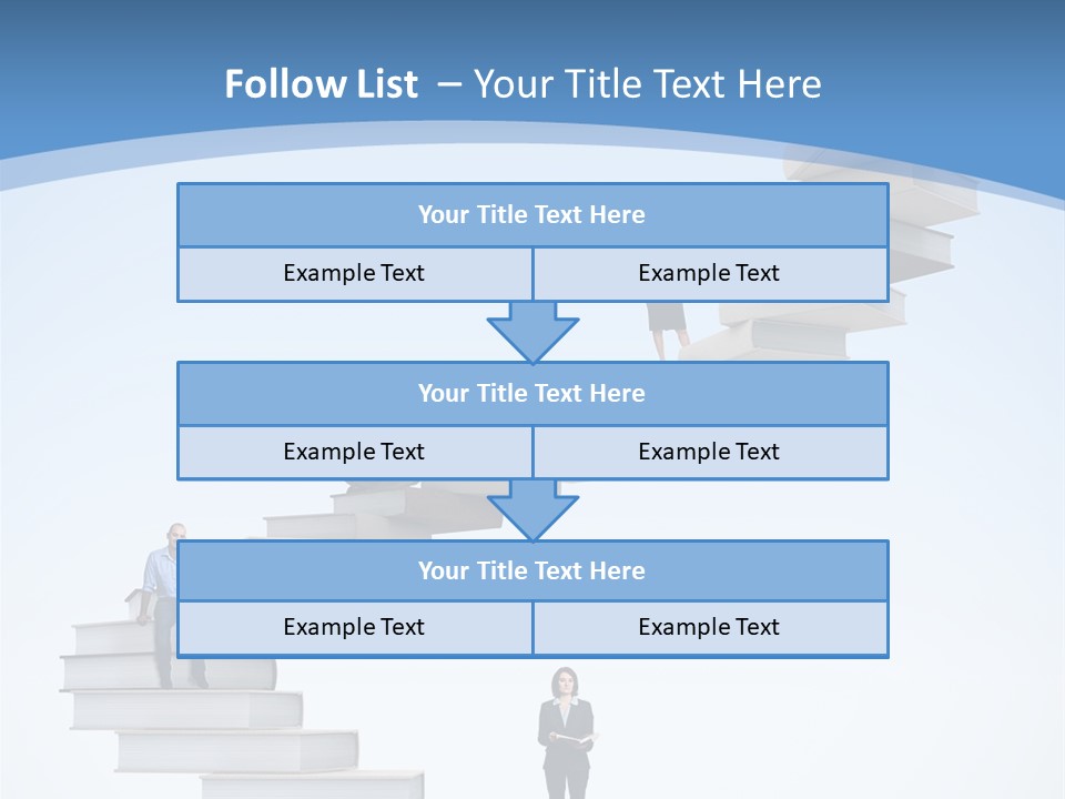 Woman Abstract Standing PowerPoint Template