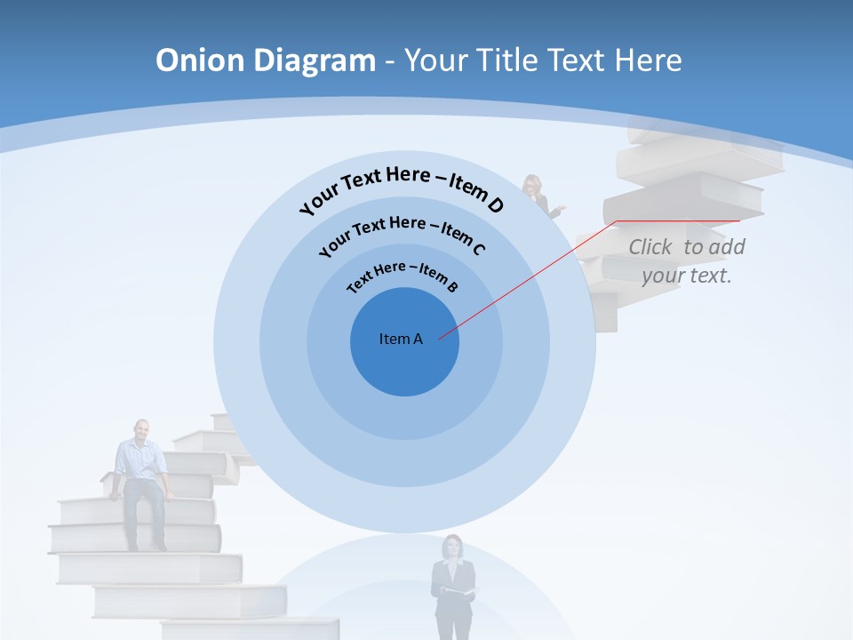 Woman Abstract Standing PowerPoint Template