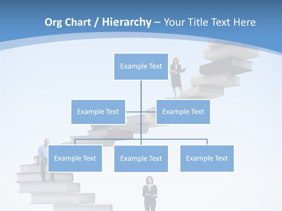 Woman Abstract Standing PowerPoint Template