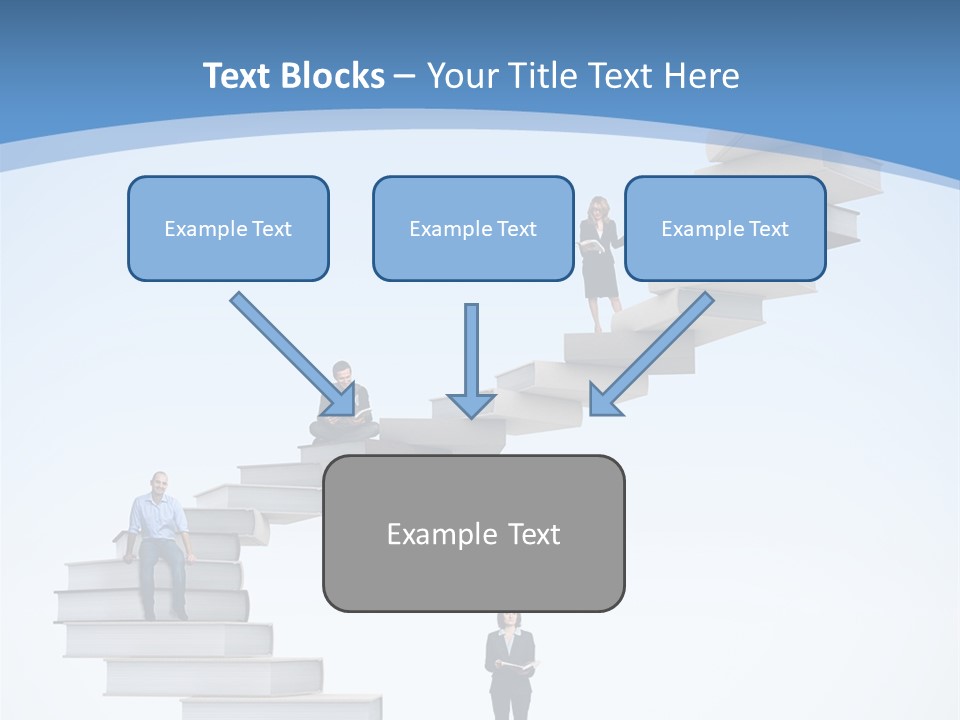Woman Abstract Standing PowerPoint Template