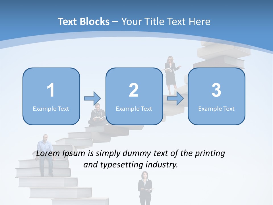 Woman Abstract Standing PowerPoint Template