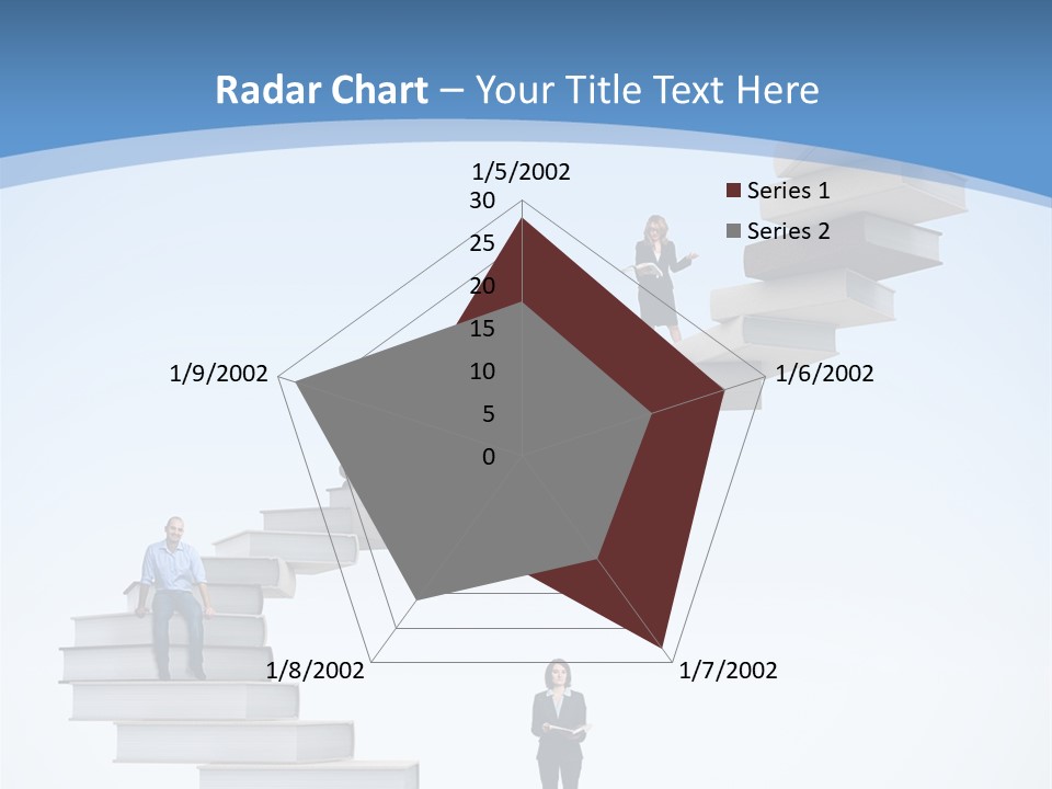 Woman Abstract Standing PowerPoint Template
