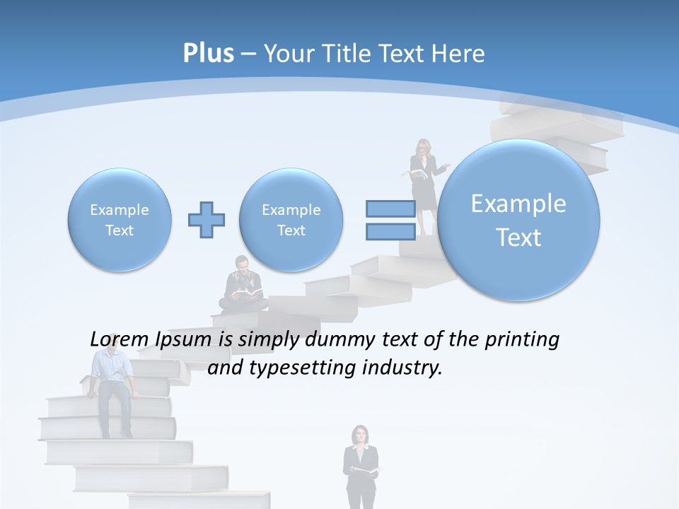 Woman Abstract Standing PowerPoint Template