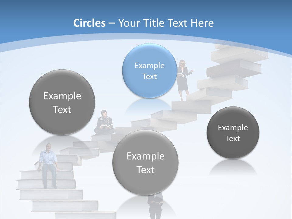 Woman Abstract Standing PowerPoint Template