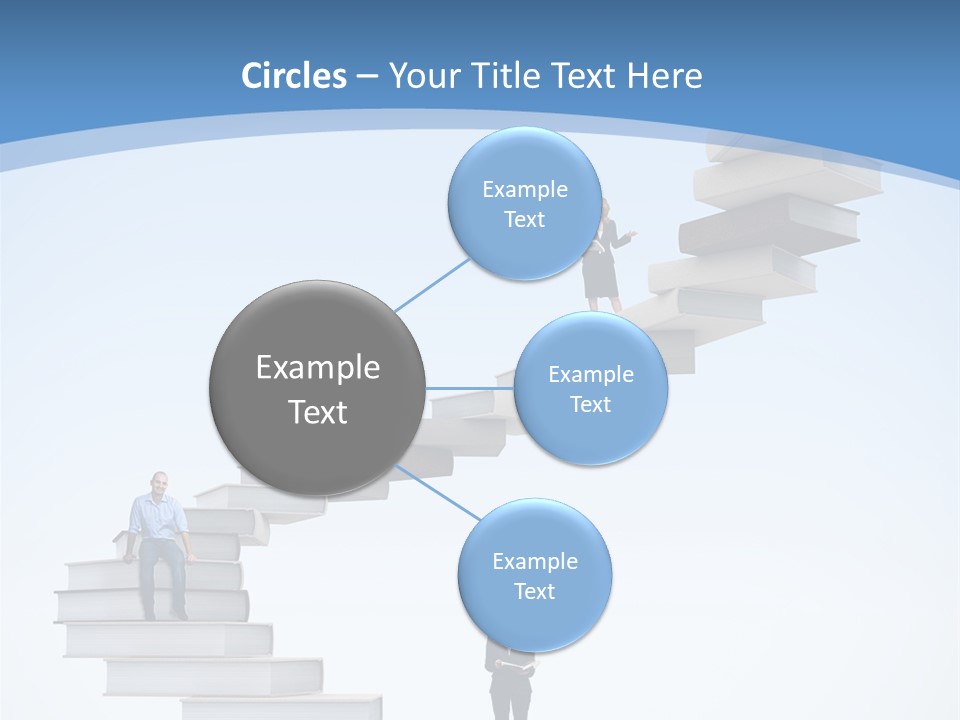 Woman Abstract Standing PowerPoint Template