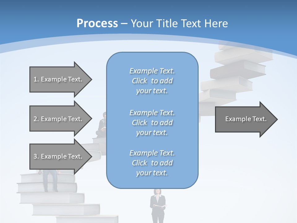 Woman Abstract Standing PowerPoint Template