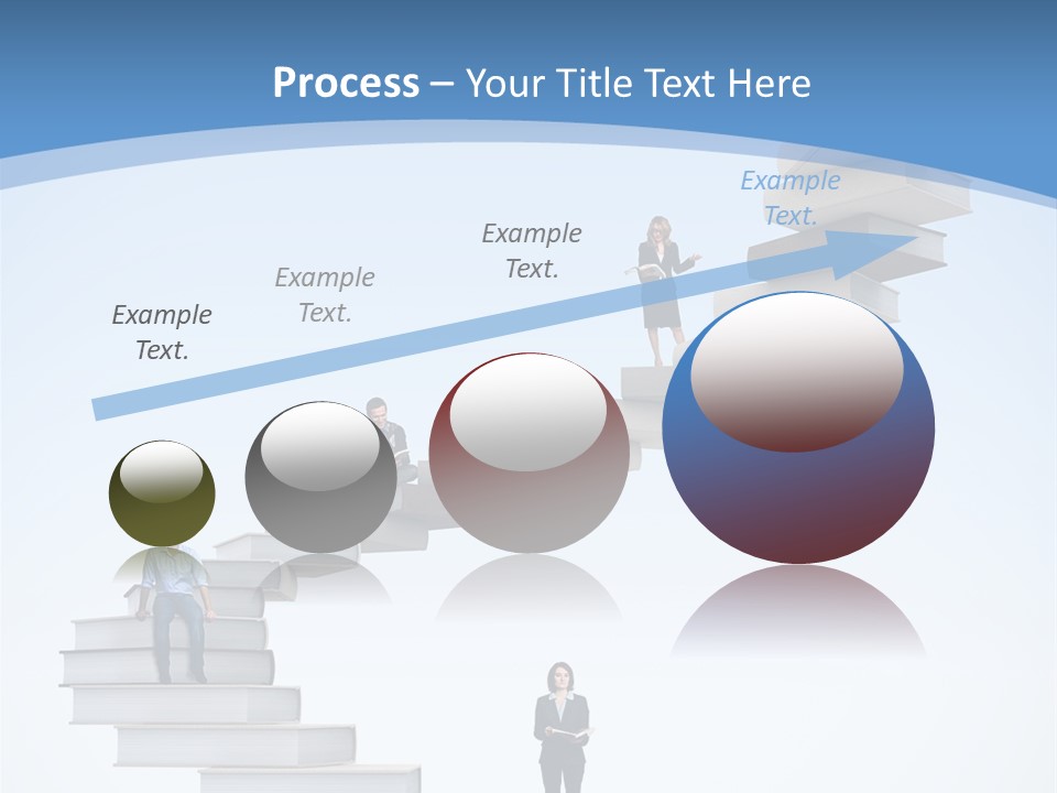 Woman Abstract Standing PowerPoint Template