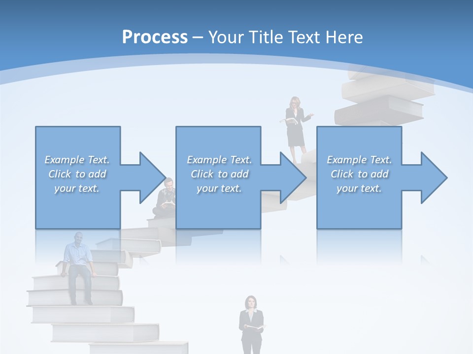Woman Abstract Standing PowerPoint Template
