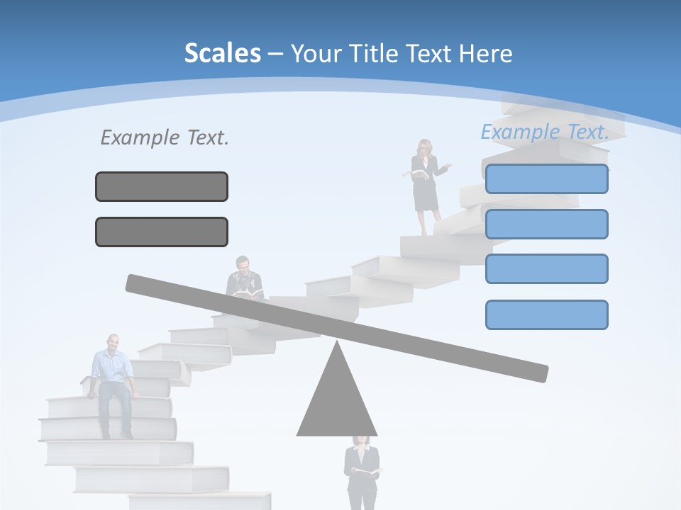 Woman Abstract Standing PowerPoint Template