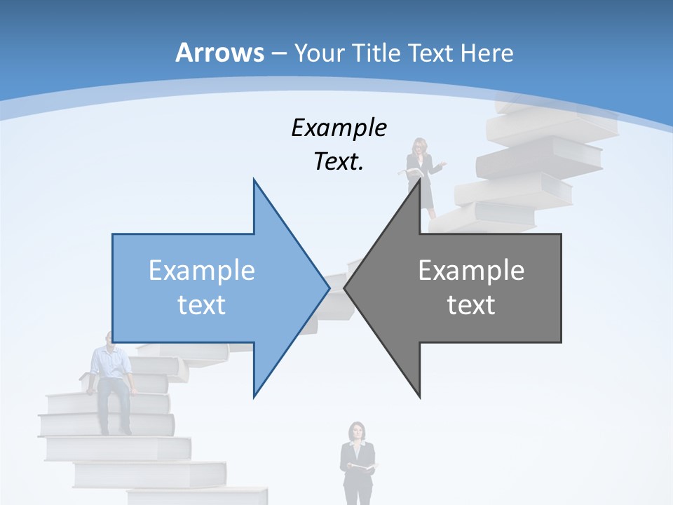 Woman Abstract Standing PowerPoint Template