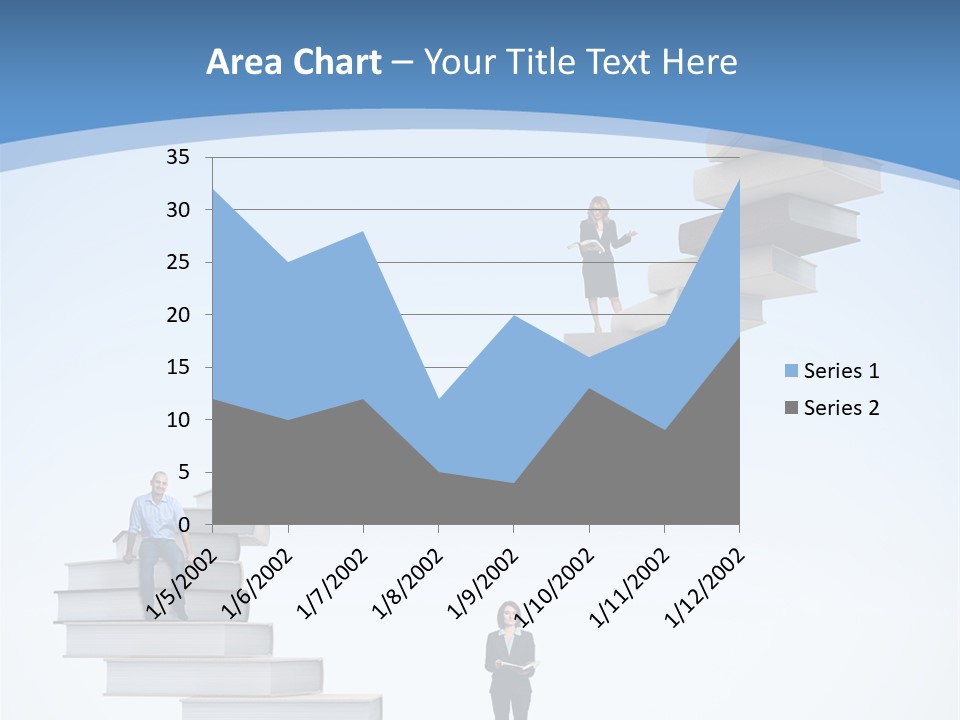 Woman Abstract Standing PowerPoint Template
