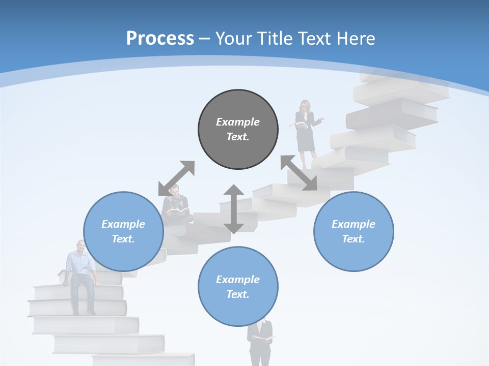 Woman Abstract Standing PowerPoint Template