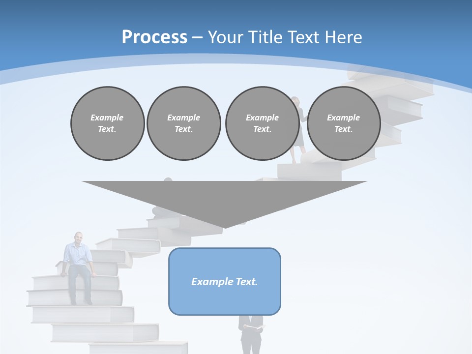Woman Abstract Standing PowerPoint Template
