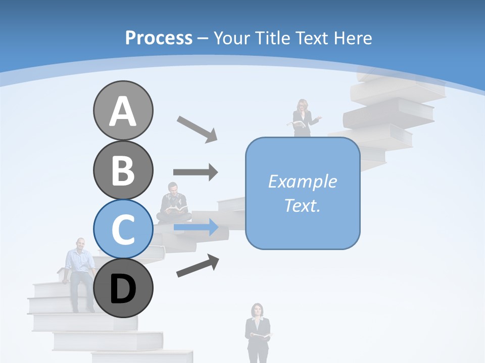 Woman Abstract Standing PowerPoint Template