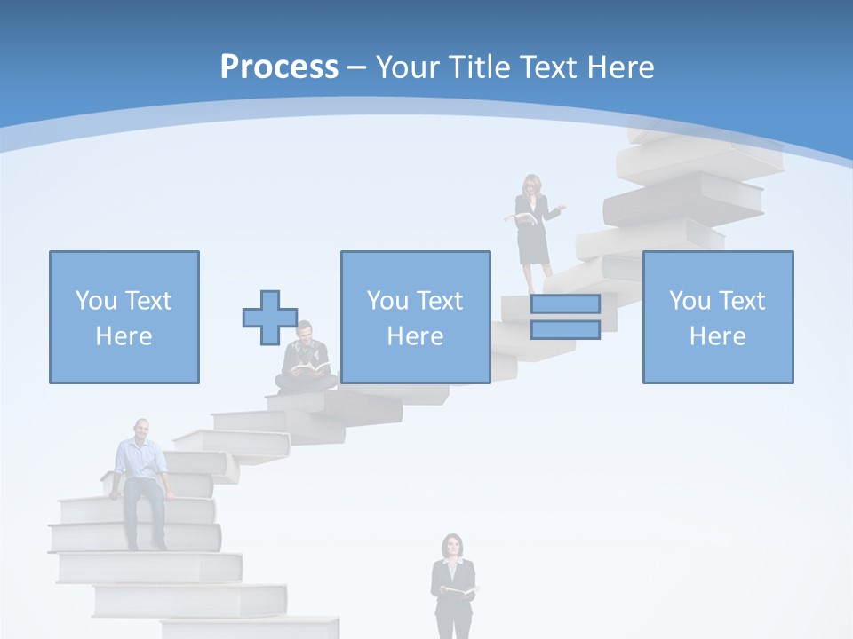 Woman Abstract Standing PowerPoint Template