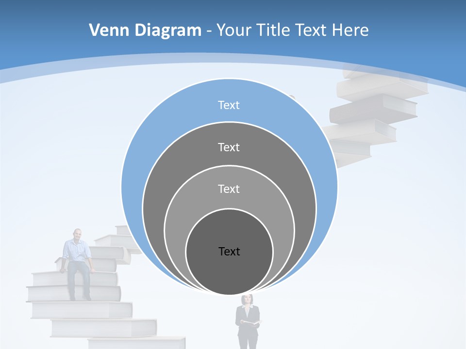 Woman Abstract Standing PowerPoint Template