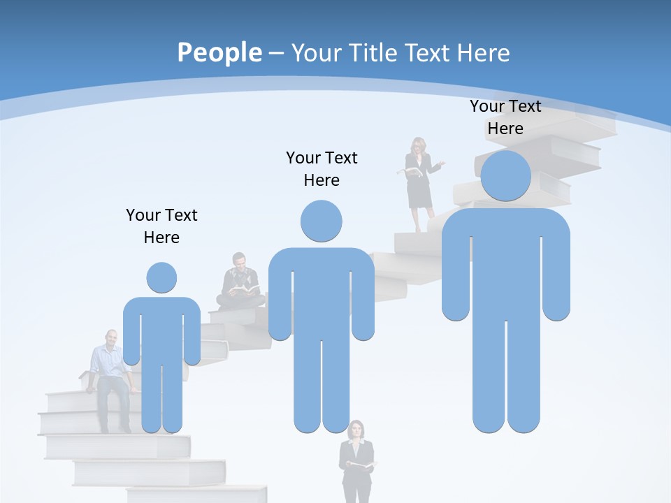 Woman Abstract Standing PowerPoint Template