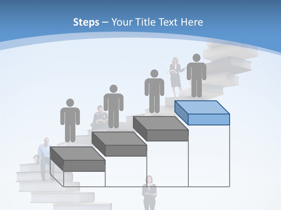 Woman Abstract Standing PowerPoint Template