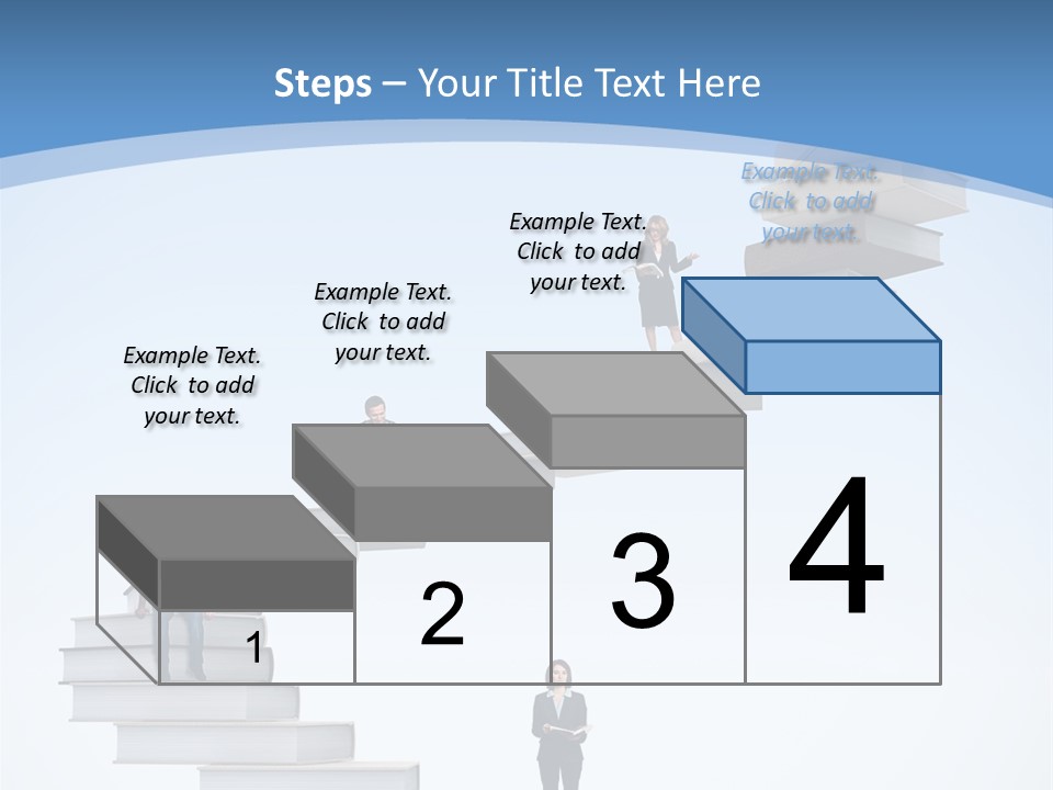 Woman Abstract Standing PowerPoint Template