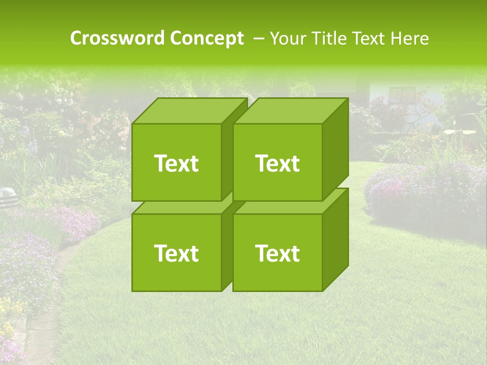 Rhododendron Flower Garden Horticulture PowerPoint Template