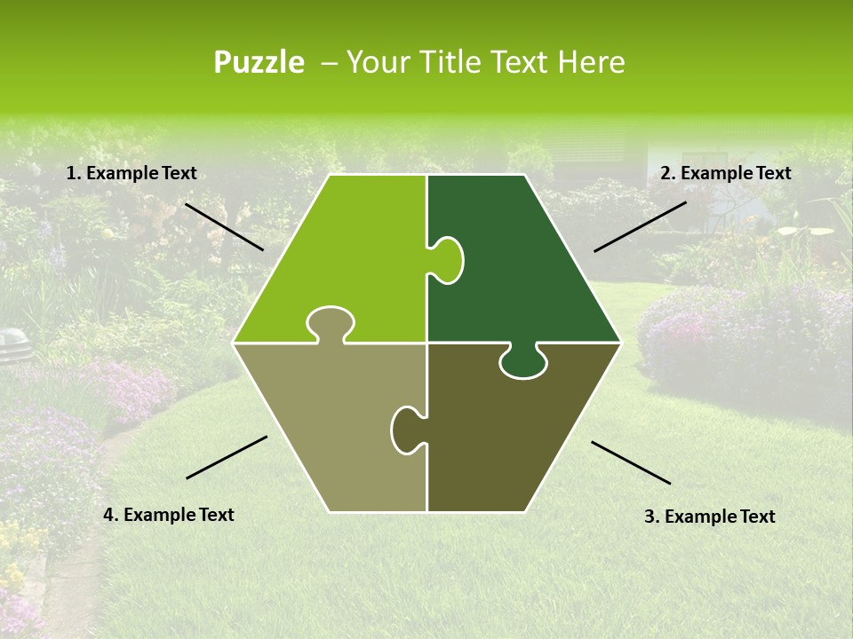 Rhododendron Flower Garden Horticulture PowerPoint Template