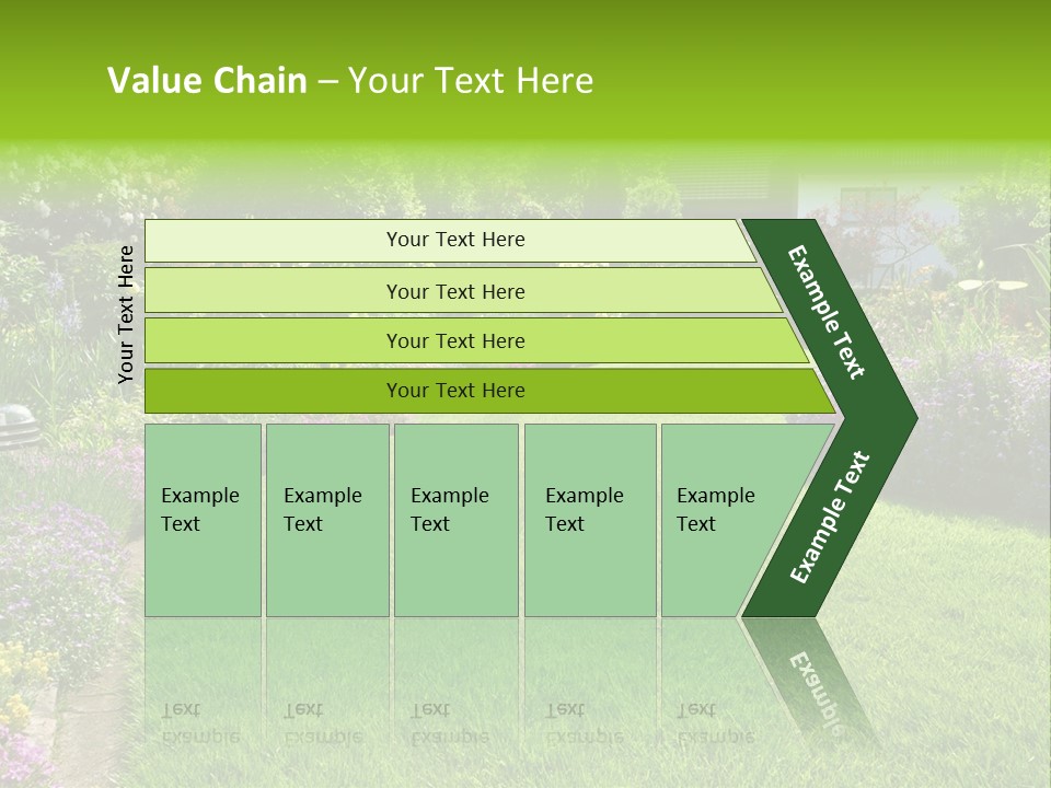 Rhododendron Flower Garden Horticulture PowerPoint Template