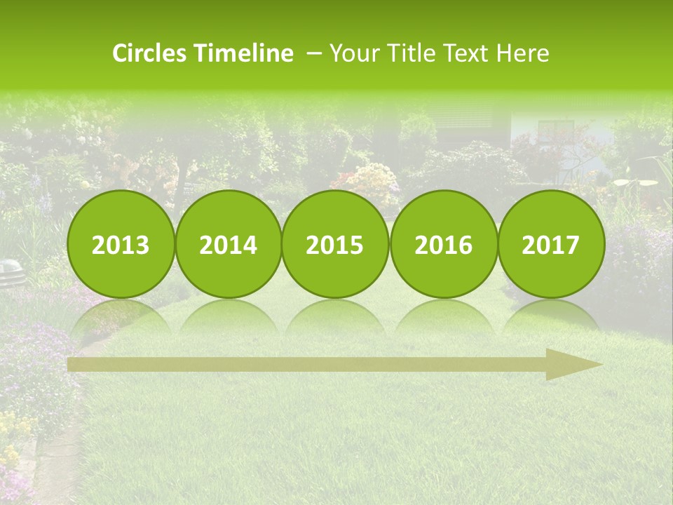 Rhododendron Flower Garden Horticulture PowerPoint Template